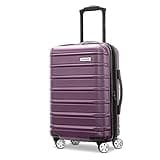 Samsonite Omni 2 Global Carry-On Spinner Luggage - Compact Size For International Travel - Airline-Approved - Features Expandable Polycarbonate Shell, 360° Wheels, USB Power Hub - Purple