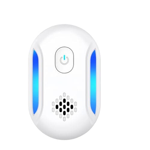 Vermix Pulse Pro, Ultrasonic Plug-In Device, Triple-Pulse Technology, Electromagnetic Wall Coverage Up to 1600sq Ft,Quiet Night Light,for Family Pets,Low Energy Indoor Solution for Home Garage(1 pcs)