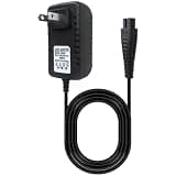 HOTIOGA New 4.9FT/1.5M Electric Razor Power Cord Adapter Replacement Compatible for Remington Shaver R6150, R7130, R7150, 100-240V 50/60HZ, Output 12V 400mA, Black