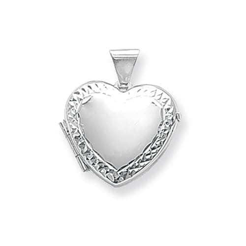 Silver Heart Shaped Locket G6605