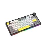 ZRATFWLJMDK AK820 V2 / Pro Gaming Mechanical Keyboard 75% 82 Keys 10000mAh Wireless Tri-Mode Gamer Keyboard for Laptop PC(AK820 V2 Grey)