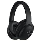 vibeadio SE7 Active Noise Cancelling Headphones Bluetooth Headphones with Microphone Wireless Over Ear, Deep Bass, Comfortable Protein Earpads, 30 Hours Playtime for Travel/Work, Black Pcs