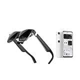 Smart AR Glasses 6 DoF 52° Fov 4K 3D HD 385'' Space Giant Screen Private Cinema Portable 1080p View Compatible for Air 2 Ultra(Air 2 Ultra)