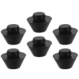 Mikinona 6pcs Rubber Support Cushions for Tongue Drum and Hollow Drum Sturdy Rubber Material for Meditation and Shared Living Spaces