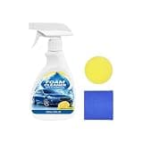 Foam Cleaner for Car - 355ML Fruit Scent Cleaning Spray, No Rinsing Seat Liquid with Sponge and Towel, Auto Dashboard Stain Remover, Truck SUV RV Trailer Fabric Care Agent for Kitchen