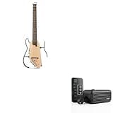 Donner Acoustic Electric Guitar HUSH I PRO Travel Guitar And Donner Go 25W Mini Electric Guitar Amp