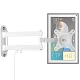 Wall Mount for 15-Inch Smart Display, Wall Bracket for 15 to 28 Inch Monitors, Adjustable Mounting Bracket with 3.5 to 16.5 Inch Extension, 360 Degree Rotation, Tilt Up and Down, Swivel Side to Side