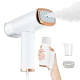 Portable Travel Clothes Steamer Handheld - 1000W Foldable Steamer for Clothes with Strong Steam & 120ML Capacity, 20S Fast Heat-Up, Easily Make Clothes Soft & Smooth