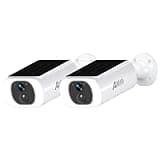 ANRAN 2K Solar Security Camera Wireless Outdoor, Forever Power with Built-in Solar Panel, WiFi Home Security Cameras, 2-Way Audio, PIR Detection, Color Night Vision, Works with Alexa, C3 2-Cam Pack