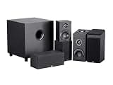 Monoprice Premium 5.1.2 Channel Immersive Home Theater System - With 8 Inch 200 Watt Subwoofer, Black
