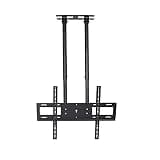 TV Mounts Stand TV Ceiling Mount Bracket Telescopic Tilt Adjustable TV Stand Double Pole Single Screen Hanger for Most 60-100 Inch LED