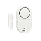 Burglar Alarm for Doors and Windows, 90DB Door Window Alarm, Magnetic Security Alarm, Window Alarm for Home Security, Apartment, Garage, Office, Hotel Room, Easy Peel and Stick Installation