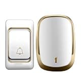 ONMYJFD Doorbell Battery-Operated Waterproof Smart Home Cordless Chime 200M Remote Battery Button