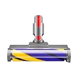 Cordless Stick Vacuum Cleaner Brush Head,Compatible for Dyson,V7 V8 V10 V11 V15,Soft Roller with Green Led Light