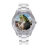 FekiLoot Watch for Men Big Face Stainless Steel Wrist Watch Personality