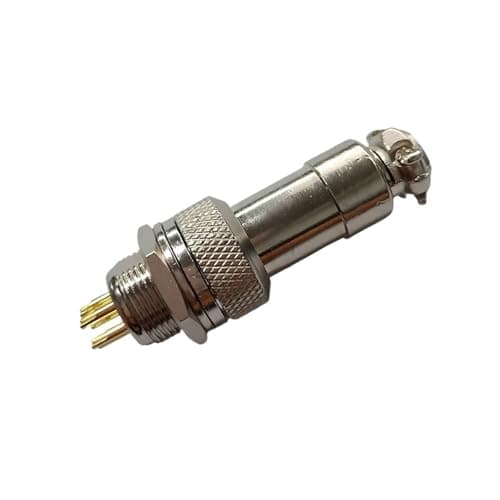 CYVLFAQN GX12 GX16 GX20 Gold Plated Socket Docking Connector 2PIN 3PIN 4PIN 5PIN 6PIN 7PIN 8PIN 9PIN 10PIN 12PIN 14PIN 15P(GX16 Docking Gold PD,100 Sets,4P)