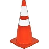 Reflective Traffic Cone - Orange - 28 in. - 7 lbs - High Visibility