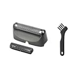 Replacement Foil/Cutter Head/Blades Only,Compatible for BaBylissPRO,Double Foil Shavers Models FXLFS2MB,FXLFS2 and 1pc Brush(Grey-1PC)