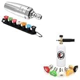 Tool Daily Turbo Nozzle Pressure Washer, Foam Cannon with 1/4 Inch Quick Connector