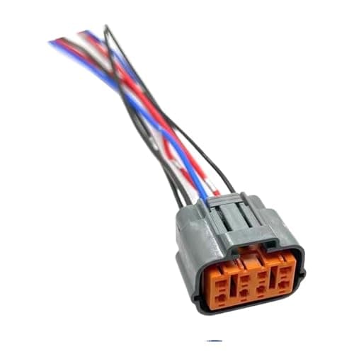 AICNRUT 1 Set 8 Pin Electric Wiring Cable Harness Connector 6195-0054 6195-0051(8pin Male Female) AICNRUT(8pin Female)