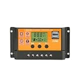 100A Solar Controllers Smart Home Solar 12V/24V Char Controller PWM Controllers LCD Dual USB Output Solar Panel PV Regulator