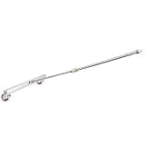 Aolidsive Undercarriage Cleaner, Stainless Steel Aluminum Alloy High Pressure Washer with 4 Hole Sprayer and Extension Wand, Universal Pulley Support for Road Cleaning Under Car Use