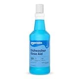 Amazon Basics Dishwasher Rinse Aid Liquid, Prevents Spots, Enhances Drying, Sparkling Finish, 32 Fl Oz, 1-Pack