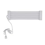 SENECESLI Motherboard Graphics Card Cable, Stable Current PSU Cable Extension for Computer Case Decoration (White Head)