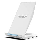 NANAMI Fast Wireless Charger - Charging Stand 7.5W Compatible with iPhone 17/17 Pro/17 Pro Max/16/15/14/13/12, 10W Phone Charger Dock for Samsung Galaxy S26/S26+/S25/S24/S24 Ultra//S23/S22/21