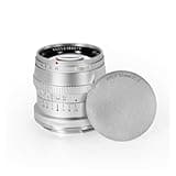 DSLR Camera Lens, 17/35mm F1.4 50mm F1.2 Camera Lens APS-C MF Silver,Compatible for Nikon Z Mount Mirrorless Cameras ZFC Z5 Z6 Z6II Z7(50mm F1.2,Silver_M4/3)