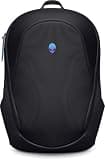 Alienware 18 Backpack - AW7825P - 28L Capacity, 3D Breathable mesh, Magnetic Pocket Organizers, RFID Safe Pocket, Weather Resistant, 3D Iridescent Reflective Alienware Logo - Alienware Black