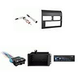 Chevrolet GMC CK Truck 88-94 Alpine UTE-83BT Single Din Radio Bundle Gray Dash Includes Pocket