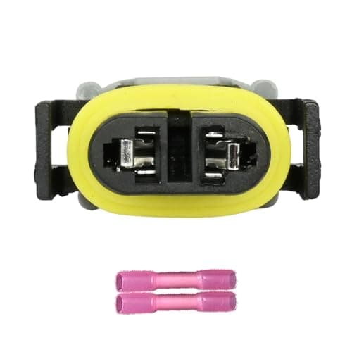 GROBARPART PTA1063 57-5254 Connector for Headlight Socket Headlight Socket | Used with H9 Headlight Bulbs | Multi Purpose | Headlight High Beam Light | Fog Light Fit for Ford Escape Transit Connect