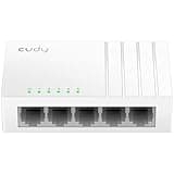 Cudy GS105U 5 Port Gigabit Ethernet Switch with USB-C Power Jack Desktop Ethernet Splitter Plastic Case Unshielded Switch Plug & Play Fanless Unmanaged
