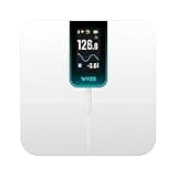 Wyze Scale Ultra, Smart Scale with 4.3" Color Display, Digital Bathroom Scale for Body Weight BMI Muscle Mass Composition, Wi-Fi & Bluetooth Body Fat Scale with Heart Rate- White