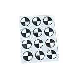 3D Scanning Markers/Dots/Stickers, Positioning Tarts Corner Marker 14mm 18mm for 3D Scaning and Optical Tracking for Complex Details(14mm)