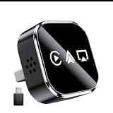 Wireless CarPlay Adapter, 3 in 1 USB Dongle for Apple CarPlay, Plug and Play, Supports Android Mirroring, Phone Screen Mirroring