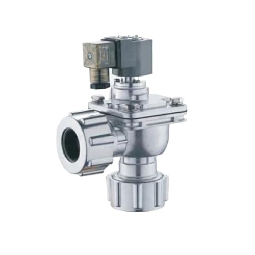 1pcs 35mm 50mm Replace Clean Air Electromagnetic Pulse Jet Valve Diaphragm Valve Right Angle Type(QG Z 25DD 35mm,AC110V)