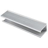 Panel Mounting Rail with Aluminum Middle Compatible 35mm 30mm Set Pv Modules Silver Black Alloy Having End Roof Clamps (Set 3( 30mm))