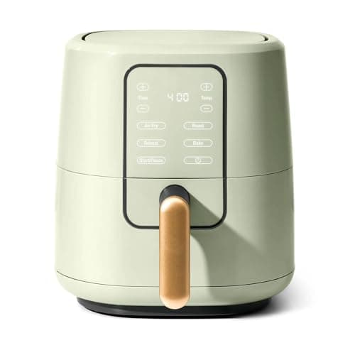 Small Air Fryer 3 Qt with TurboCrisp Technology – Compact Mini Air Fryer for Fast, Crispy Cooking, Easy Clean, Perfect for Small Kitchens & Apartments (Sage Green)