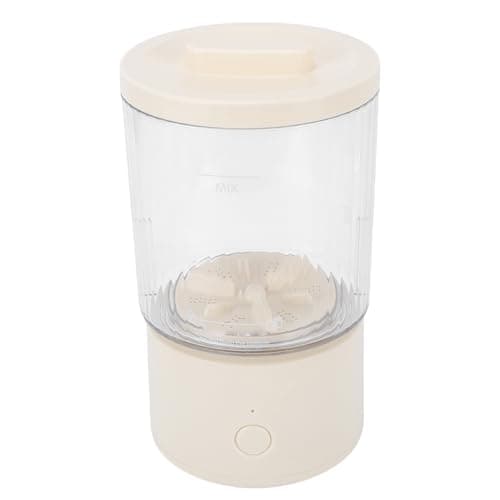 Kikumi Underwear Washing Machine, Quiet, Rechargeable Mini Washing Machine with 360 Degree Kneading, 1600 ml Capacity, Suitable for Travel, Home, Dorm, Lightweight and Easy