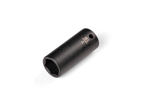 TEKTON 1/4 Inch Drive x 7/16 Inch Semi-Deep 6-Point Impact Socket | SID04011