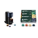 Nespresso Vertuo Next Coffee and Espresso Maker by Breville, Navy + Starbucks Capsules