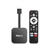 Android 14.0 TV Stick HS86 T2 4K, 2GB RAM 16GB ROM, Dual Band Wi-Fi, Bluetooth 5.4 with Remote Control (Black)