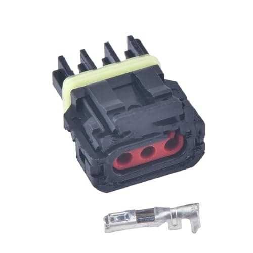 2 Sets 2/3 Pin Automotive Plastic Housing Wiring Waterproof Electrical Connector Car Mirror Plug 52117-0241(Dark Grey)