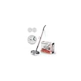 Scrubbing Steam Mop with Rotating Pad,Spin Steam Cleaner for Floor Cleaning