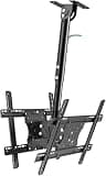 MekUk TV Mount Stands Adjustable Height Telescopic TV Bracket, Tilt and Swivel TV Ceiling Bracket, TV Ceiling Mount Bracket, Max VESA 600x400mm