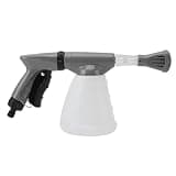Foam Cannon Multifunctional High Pressure Foam Washer, Car Wash Foam Nozzle with 800ml Bottle, for Watering Flowers, Cleaning Cars, Driveways and Outdoor Surfaces (Gray)