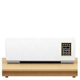 Ductless 2-in-1 Wall Mounted Fan Heater, Quiet Ac Heater Combo For Bathroom Office Bedroom Rv, 110v Smart Small Heater With Remote Control