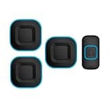 ONMYJFD Smart Home Door Bell 38 Chimes 4 Volume 1Button 3 Receiver Doorbell Waterproof 300M Range US EU UK Plug